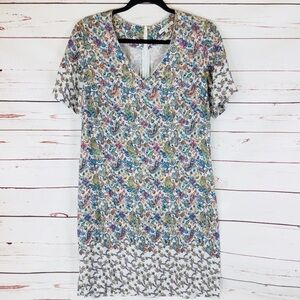 Biscote V-Neck Paisley Sheath‎ Dress Made in France